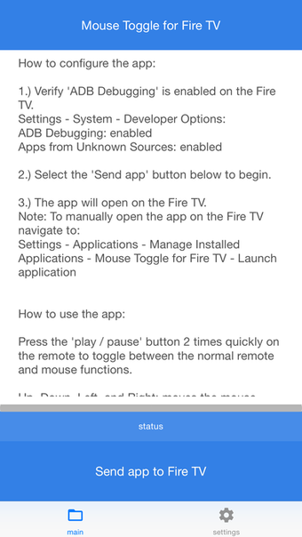 Imagen 0 para Mouse Toggle for Fire TV