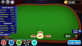 Image 1 for Crazy Four Poker
