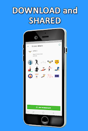 Image 3 for Gym Stickers for WhatsApp…
