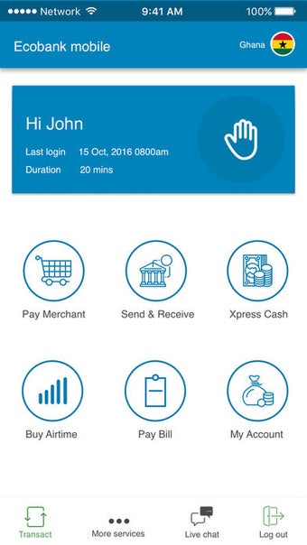 Image 1 for Ecobank Mobile App