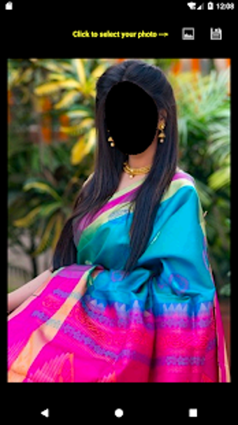Imagen 1 para Silk Saree Face Changer