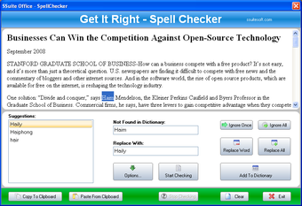 Image 0 for SSuite Spell Checker