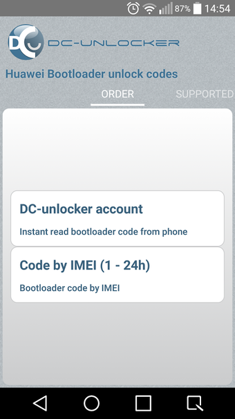 Imagen 0 para DC Huawei Bootloader Code…