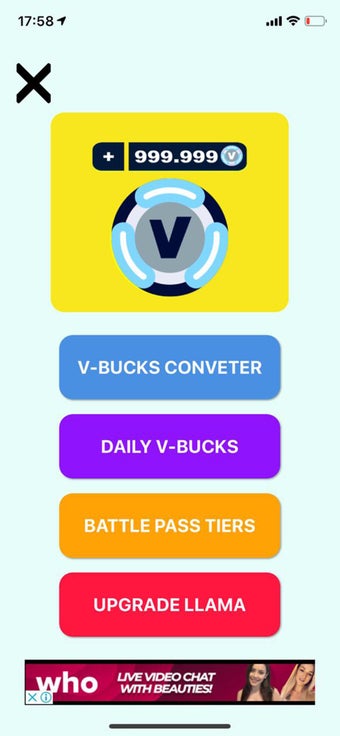 Image 1 for VBucks Counter For Fortni…