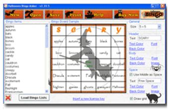 Image 0 for Halloween Bingo Maker