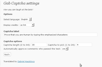 Image 0 for Gab Captcha