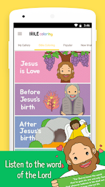 Image 2 for Bible Coloring Book - Sto…