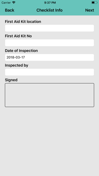 Image 2 for FIRST AID KIT REGISTER