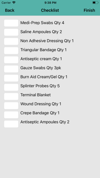 Image 0 for FIRST AID KIT REGISTER