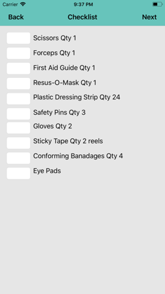 Image 1 for FIRST AID KIT REGISTER