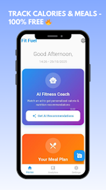 Image 0 for Fit Fuel: Ai Calorie Trac…