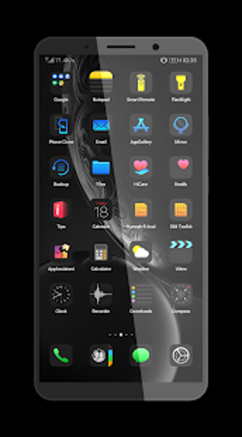 Image 0 for Black iOS Theme for EMUI …
