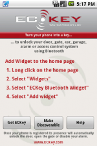 Imagen 0 para ECKey Bluetooth Widget
