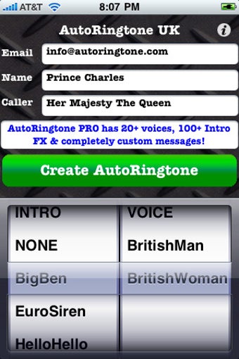 Imagen 0 para AutoRingtone UK Text to S…