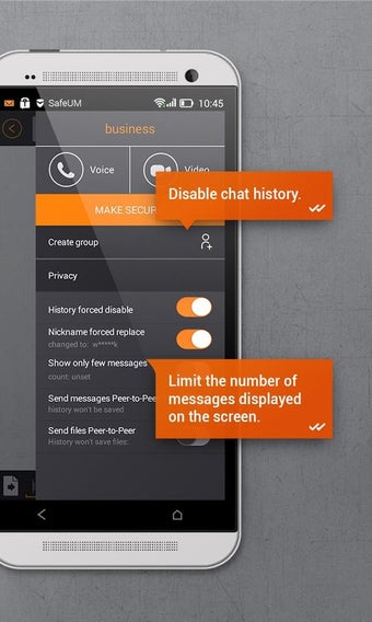 Imagen 2 para Secure messenger SafeUM