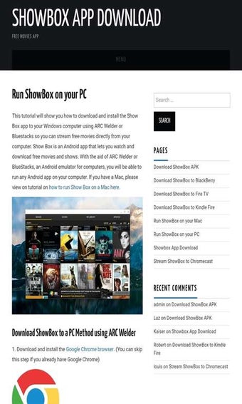 Imagen 1 para Showbox. for Windows 10