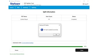 Image 0 for Shefware PST Split Tool