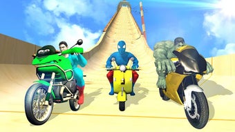 Imagen 5 para Super Hero Bike Mega Ramp