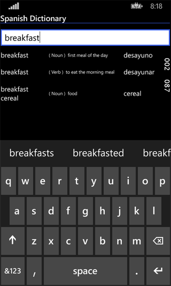 Imagen 0 para Spanish Dictionary Offlin…