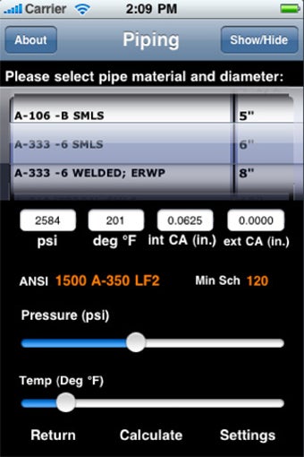 Imagen 0 para Piping and Flange Calcula…