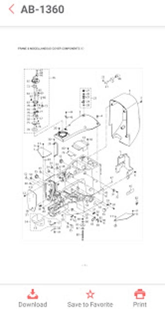 Image 0 for Sewing Machine Parts List…