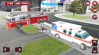 Image 1 for Fire Truck  Rescue Sim 3D