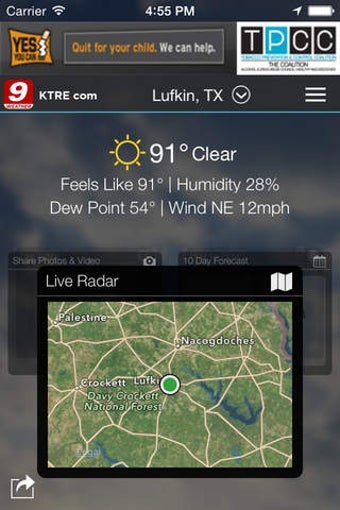 Image 0 for KTRE 9 First Alert Weathe…
