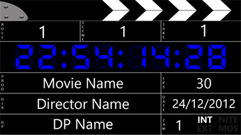 Image 1 for Digital Clapperboard for …