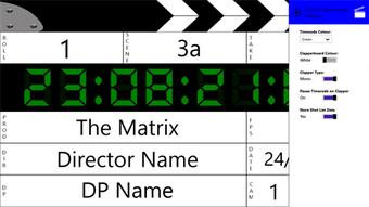 Imagen 1 para Digital Clapperboard for …