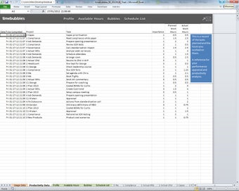 Image 0 for TimeBubbles 50 Excel To D…