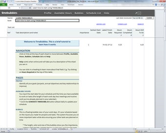 Imagen 1 para TimeBubbles 50 Excel To D…