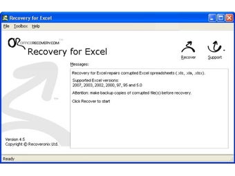 Image 0 for Recovery for Excel