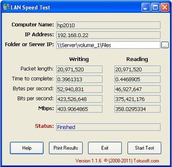 Image 0 for LAN Speed Test