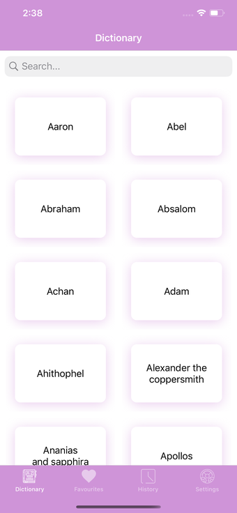 Image 0 for Bible Characters - Dictio…