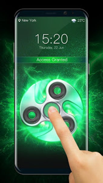 Image 0 for Fidget spinner fingerprin…