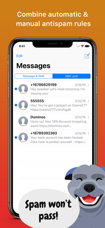 Image 0 for SpamHound SMS Spam Filter