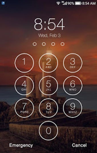 Image 1 for Password lock screen