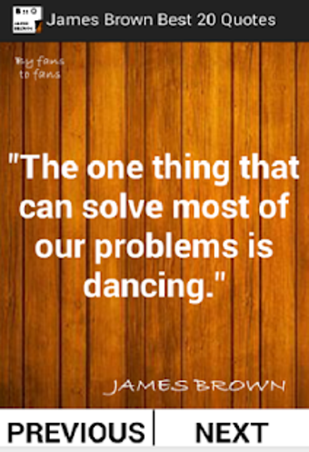 Image 0 for James Brown Best 20 Quote…