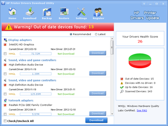 Imagen 0 para HP Printer Drivers Downlo…