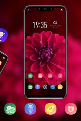 Imagen 1 para Red Flower Blossom Beauti…