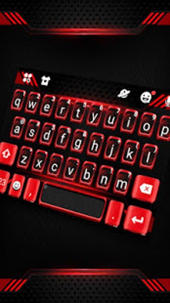 Image 1 for Black Red Tech Keyboard T…