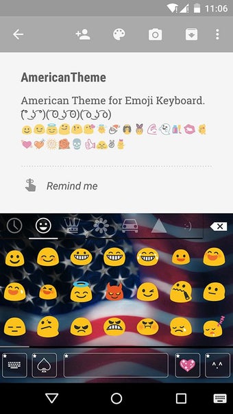 Image 0 for American Emoji Keyboard T…