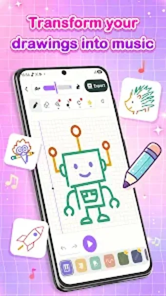Draw Music: Line to Song APK for Android - Free download and software ...