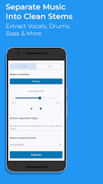 Image 0 for MVSEP - Separate Music  V…