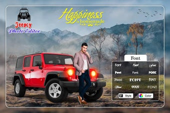 Imagen 1 para Stylish Jeep Photo Editor…