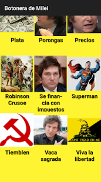 Imagen 1 para Botonera de Milei