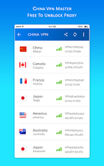 Image 2 for China VPN MASTER - Free T…