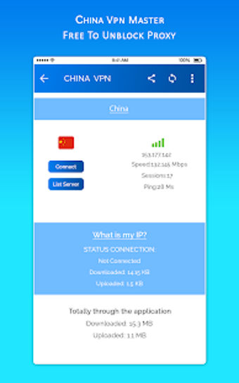 Image 3 for China VPN MASTER - Free T…