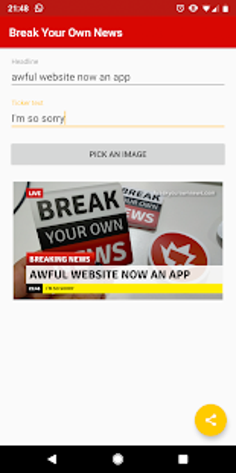 Image 0 for Break Your Own News
