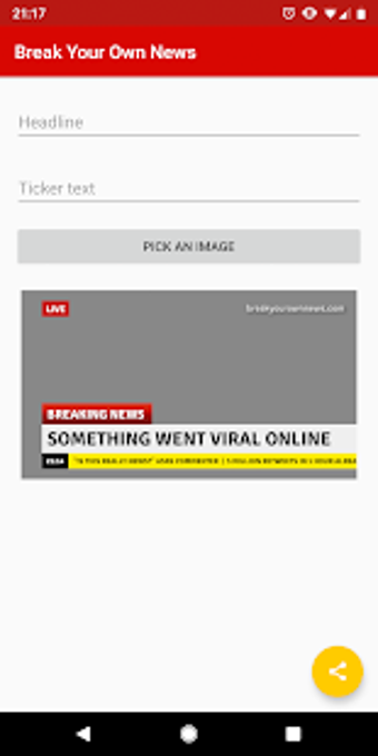 Image 1 for Break Your Own News